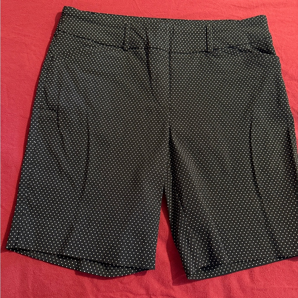 Women's Black Polka Dot Shorts